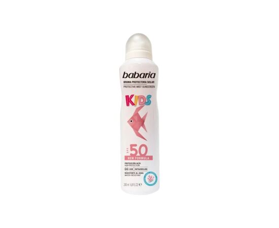Babaria, Kids, Sunscreen Mist, SPF 50, 200 ml Ķermeņa kosmētika