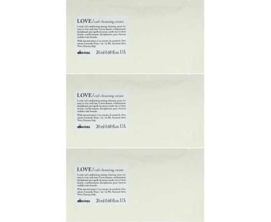 Davines, Love, Hair Shampoo, 12 pcs, 20 ml Šampūni