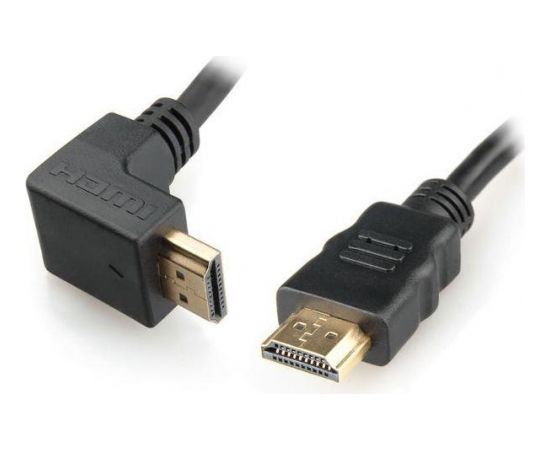 Gembird 90 degrees HDMI male-male cable with gold-plated connectors 3m