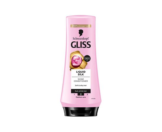 Schwarzkopf Gliss Kur Liquid Silk Shine Conditioner - Balzám pro lesk vlasů 200ml Духи и косметика