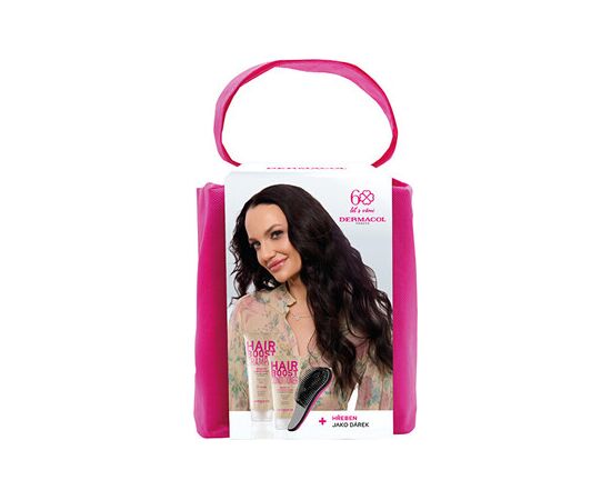 Dermacol Hair Boost Brunette Set - Dárková sada Духи и косметика