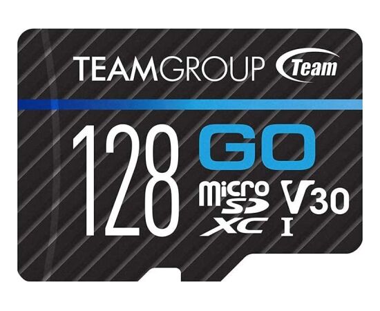 TeamGroup Go MicroSDXC 128 GB Class 10 UHS-I/U3 V30 (TGUSDX128GU303) Новинки Компьютерная техника