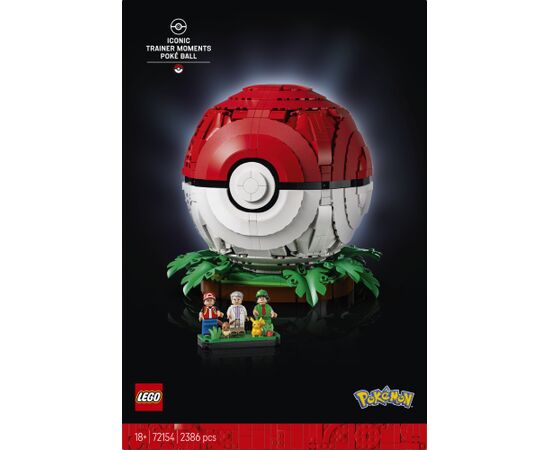 LEGO Pokemon Kultowy Pokéball z Trenerami (72154) Другие товары, LEGO