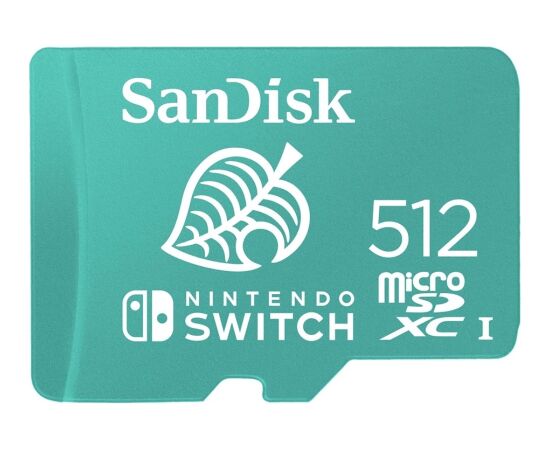 SanDisk Micro SDXC 512GB Class 10 SDSQXAO-512G-GNCZN NINTENDO SWITCH Jaunumi - Datori
