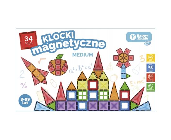 Smily Play Klocki magnetyczne 34el Конструкторы