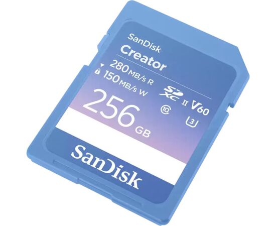 SanDisk Creator SDXC 256 GB Class 10 UHS-II/U3 V60 (SDSDXEP-256G-GNCIS) Новинки Компьютерная техника