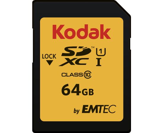 Kodak 650X SDXC 64 GB Class 10 UHS-I/U3  (EKMSD64GXC10HPRK) Новинки Компьютерная техника
