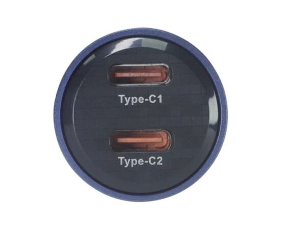 Qualo QTLS-AC-A-90 Auto lādētājs 2x USB-C / 90W Telefonu lādētāji 12v Automašīnām