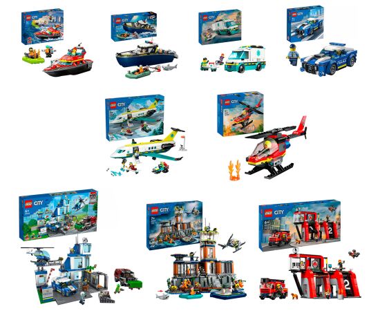 LEGO City Rescue Service Bundle Конструкторы