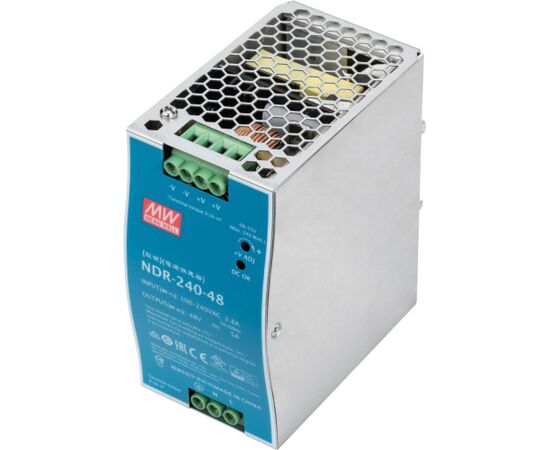 Digitus industrial power supply, 48V DC, 240 watts (silver/blue, for DIN rail mounting) Блоки питания