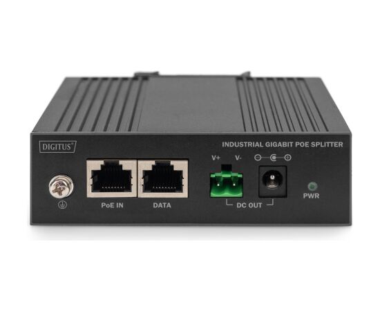 Digitus Gigabit Ethernet PoE Splitter, Industrial, 60 W Datoru barošanas bloki