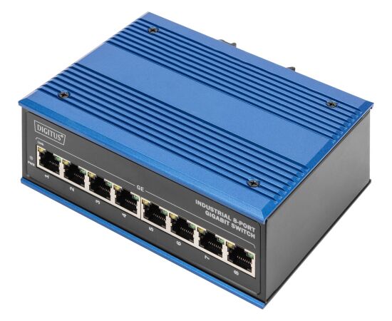 Digitus 8 Port Gigabit Ethernet (blue) Wireless Routers