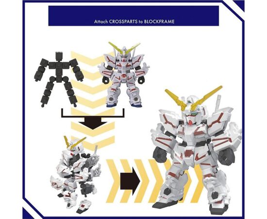 Bandai BLOCKROSS GUNDAM - UNICORN DESTROY MODE Фигурки и герои