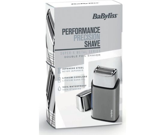 BaByliss Super-X Foil shaver Trimmer Silver Matu, Bārdas, Ķermeņa trimmeri