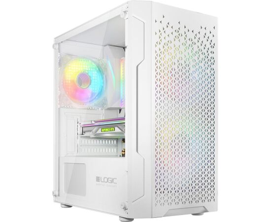 Logic 3 LOGIC ARAMIS ARGB Mini USB 3.0 white Datoru korpusi