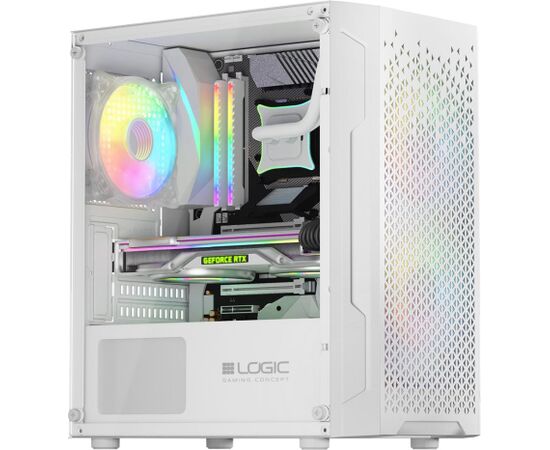 Logic 3 LOGIC ARAMIS ARGB Mini USB 3.0 white Datoru korpusi