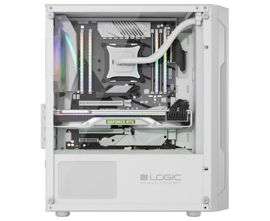 Logic 3 LOGIC ARAMIS ARGB Mini USB 3.0 white Datoru korpusi