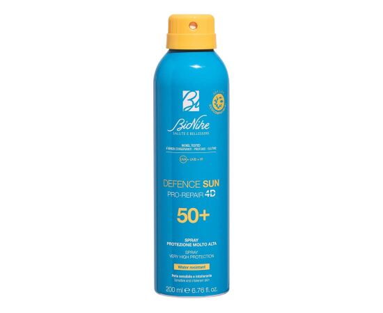 BioNike, Defence Sun, Protecting, Before Sun Exposure, Spray, SPF 50+, 200 ml Ķermeņa kosmētika