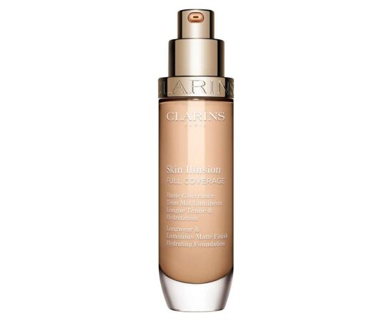 Clarins, Skin Illusion, Full Coverage, Liquid Foundation, 103N, 30 ml Dekoratīvā kosmētika