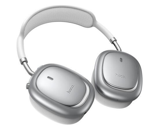 Wireless headphones Hoco W68 ANC silver Austiņas