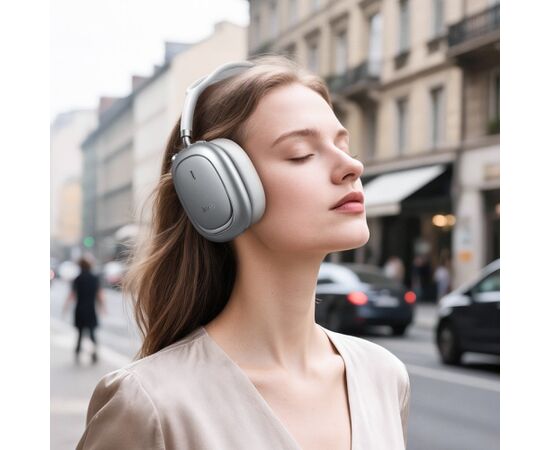 Wireless headphones Hoco W68 ANC black Austiņas