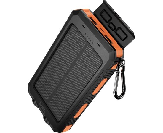 External battery Power Bank Hoco J164 Solar 10W 8000mAh black Power Banks