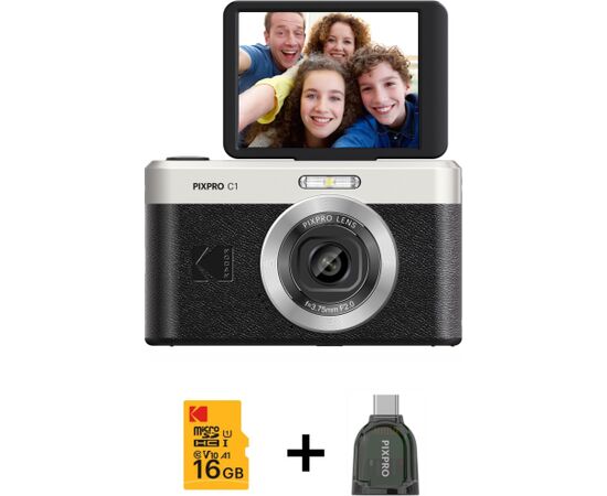 Fotokamera Kodak Pixpro C1 13mp 1080p 4x Zoom Новинки Компьютерная техника