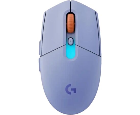 LOGITECH G305 X SUPERLIGHT Wireless Gaming Mouse - LILAC - 2.4GHZ - EER2 - 933 Peles, ievadierīces
