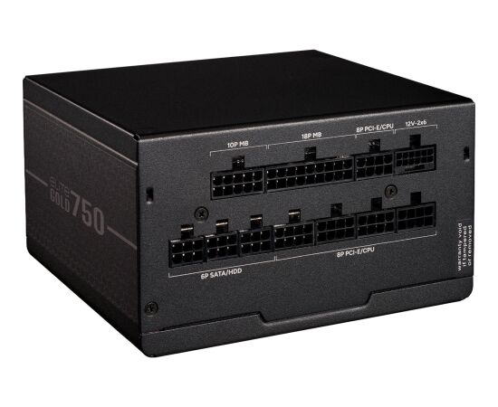 Cooler Master ELITE GOLD 750 (black, 1x 12-pin high power GPU, 2x PCIe, 750 watts) Datoru barošanas bloki