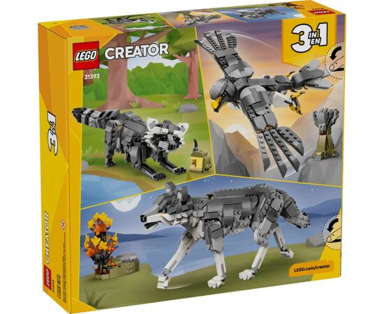 LEGO CREATOR 3 IN 1 31393 Forest Animals: Gray Wolf Новости - Детские товары