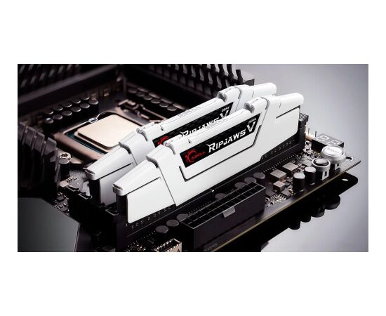G.SKILL RIPJAWSV DDR4 2X8GB 3200MHZ CL16 REV2 WHITE RAM Operatīvā atmiņa