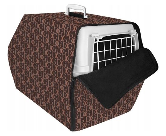 Chaba CHABA OCIEPLACZ NA TRANS.3/BROWN FASHION 62x42x40cm Suņu un kaķu transport somas