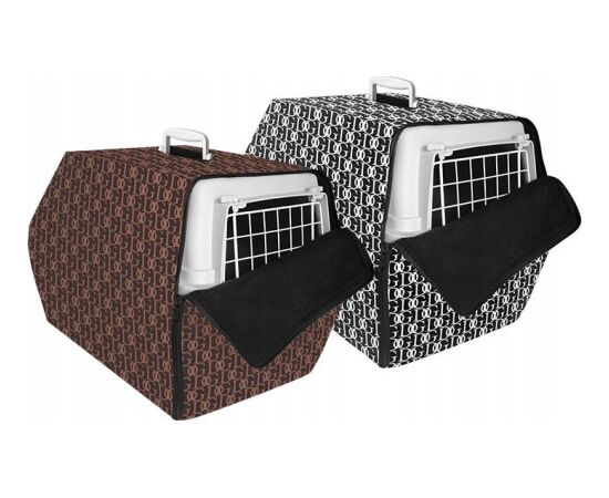 Chaba CHABA OCIEPLACZ NA TRANS.3/BROWN FASHION 62x42x40cm Suņu un kaķu transport somas