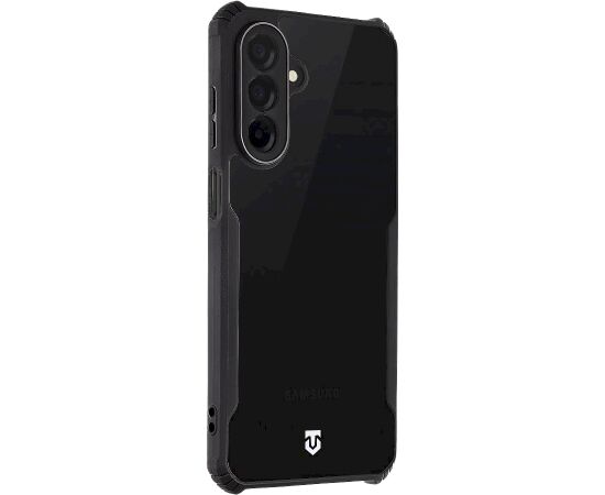 Tactical Quantum Stealth Cover Aizsargapvalks priekš Samsung Galaxy A26 5G / caurspīdīgs/melns Neoriģinālie Maciņi