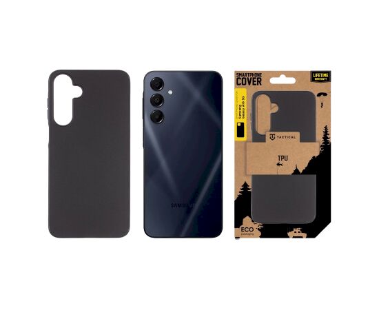 Tactical TPU Cover Aizsargapvalks priekš Samsung Galaxy A16 4G/5G / melns Neoriģinālie Maciņi