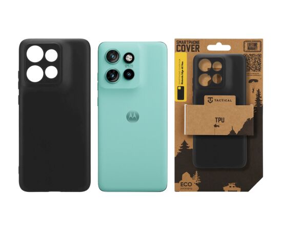 Tactical TPU Cover Aizsargapvalks priekš Motorola Edge 60 Neo / melns Neoriģinālie Maciņi