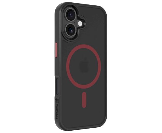 Tactical MagForce Hyperstealth 2.0 Cover Aizsargapvalks priekš iPhone 17 / melns/sarkans Neoriģinālie Maciņi