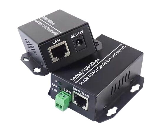 Extradigital Twisted Pair Network Extender 10/100M, 300m/ 500m Switch