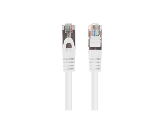 Lanberg Patchcord CAT.6 FTP 0.5M fluke passed 10-pack, White PCF6-20CC-0050-W Tīkla vadi