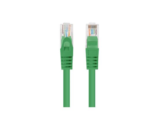 Lanberg Patchcord CAT.5E UTP 1M fluke passed 10-pack, Green PCU5-20CC-0100-G Tīkla vadi