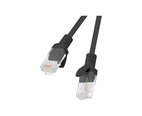 Lanberg Patchcord CAT.5E UTP 1.5M fluke passed 10-pack, Black PCU5-20CC-0150-BK Tīkla vadi