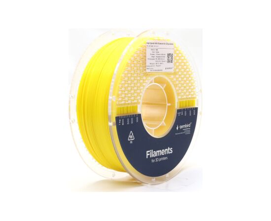 Flashforge High Speed ABS filament, 1.75 mm, 1 kg 3DP-ABS1.75HY-01-Y ABS filament Yellow Lāzerprinteru izejmateriāli