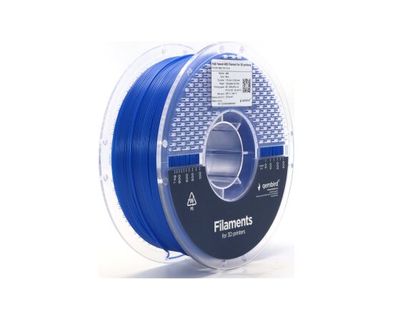 Flashforge High Speed ABS filament, 1.75 mm, 1 kg 3DP-ABS1.75HY-01-B ABS filament Blue Lāzerprinteru izejmateriāli