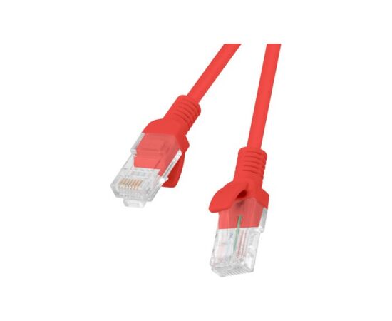 Lanberg PCU6-10CC-0025-R networking cable Red 0.25 m Cat6 U/UTP (UTP) Tīkla vadi
