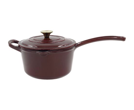 Asi Collection Čuguna katls mērcēm ar vāku 1,7L / 18cm ķiršu sarkans Katli