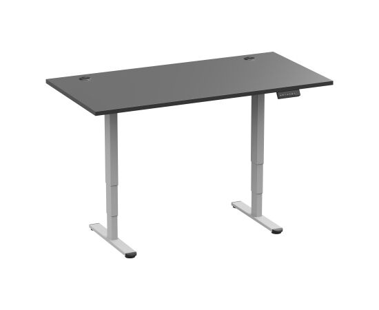 Adjustable Height Table Up Up Bjorn II Gray, Table top L Black Офисные столы