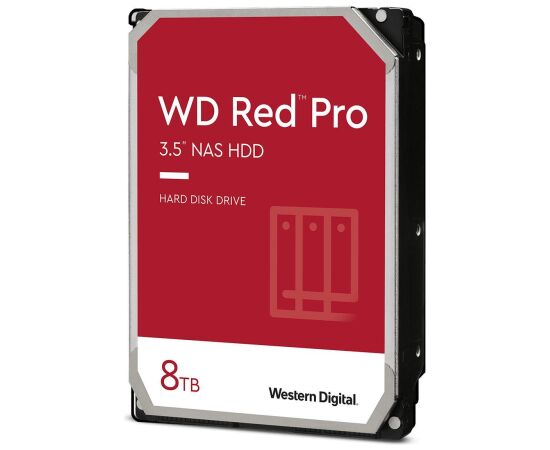 Western Digital Red Pro 8TB ATA 256MB 7200RPM 3.5" HDD Iekšējie cietie diski