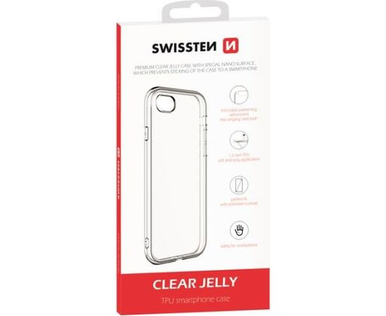 Swissten Clear Jelly Back Case 1.5 mm Aizmugurējais Silikona Apvalks Priekš Samsung Galaxy A52 Caurspīdīgs Neoriģinālie Maciņi