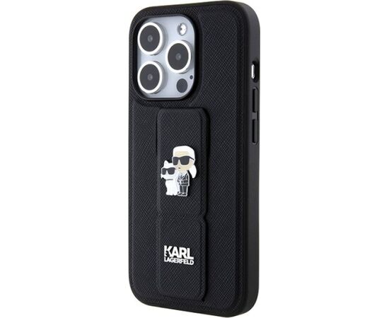 Karl Lagerfeld KLHCP15XGSAKCPK Aizmugurējais Apvalks Priekš Apple iPhone 15 Pro Max Neoriģinālie Maciņi