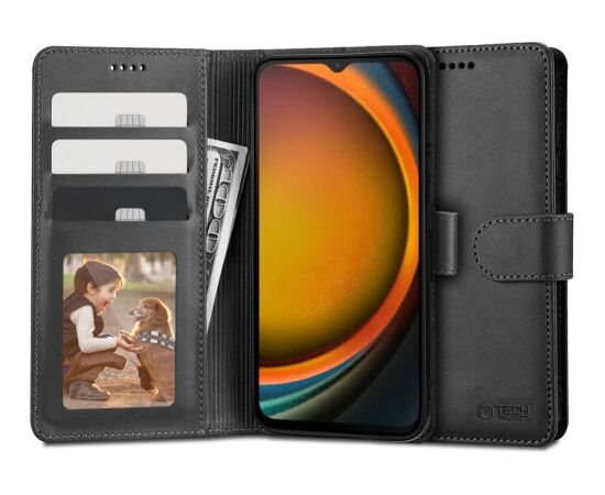 Tech-Protect   Tech-Protect Wallet Case for Samsung Galaxy XCover 7 - Black Neoriģinālie Maciņi